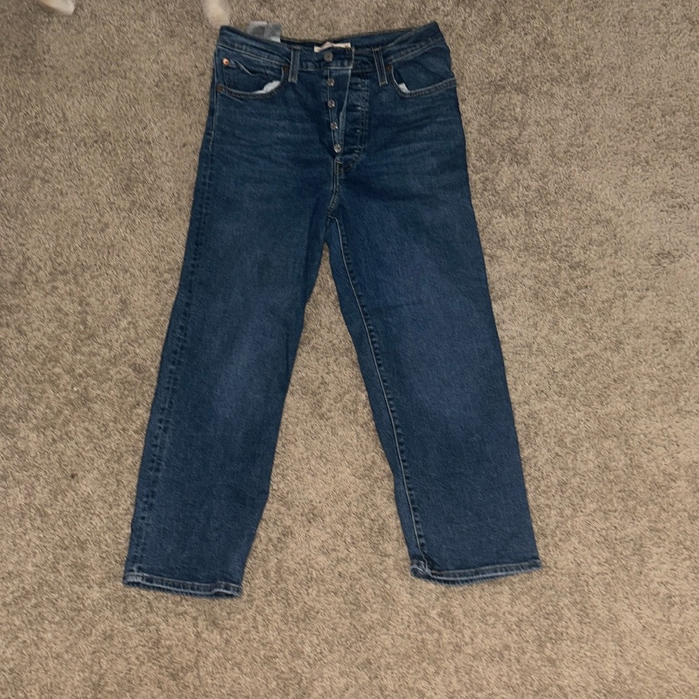 Levi’s ribcage straight ankle